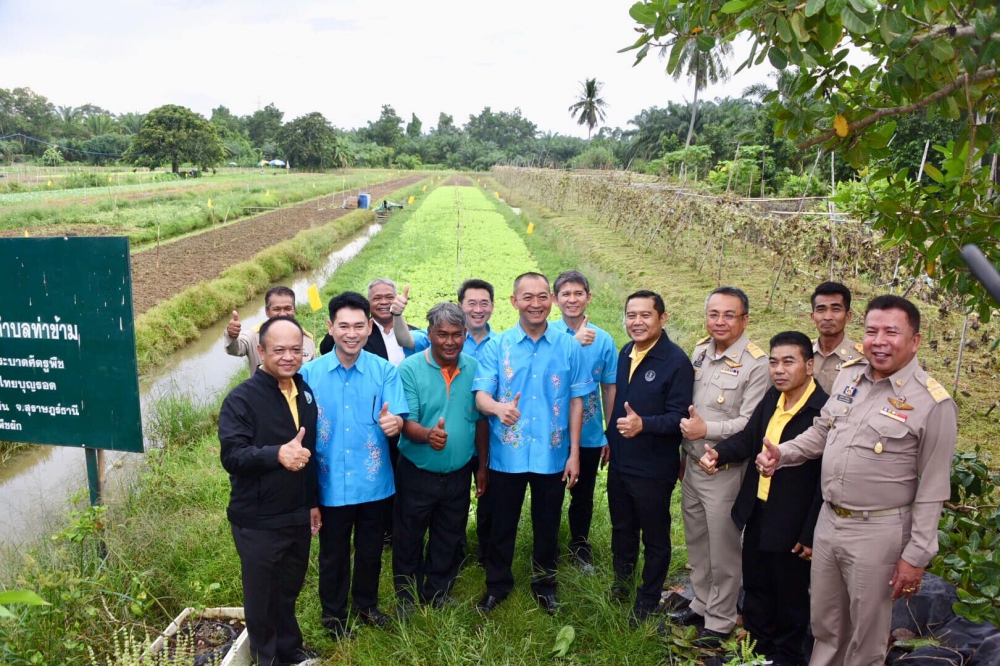 ตรวจเยี่ยมโครงการเกษตรแปลงใหญ่ผัก
