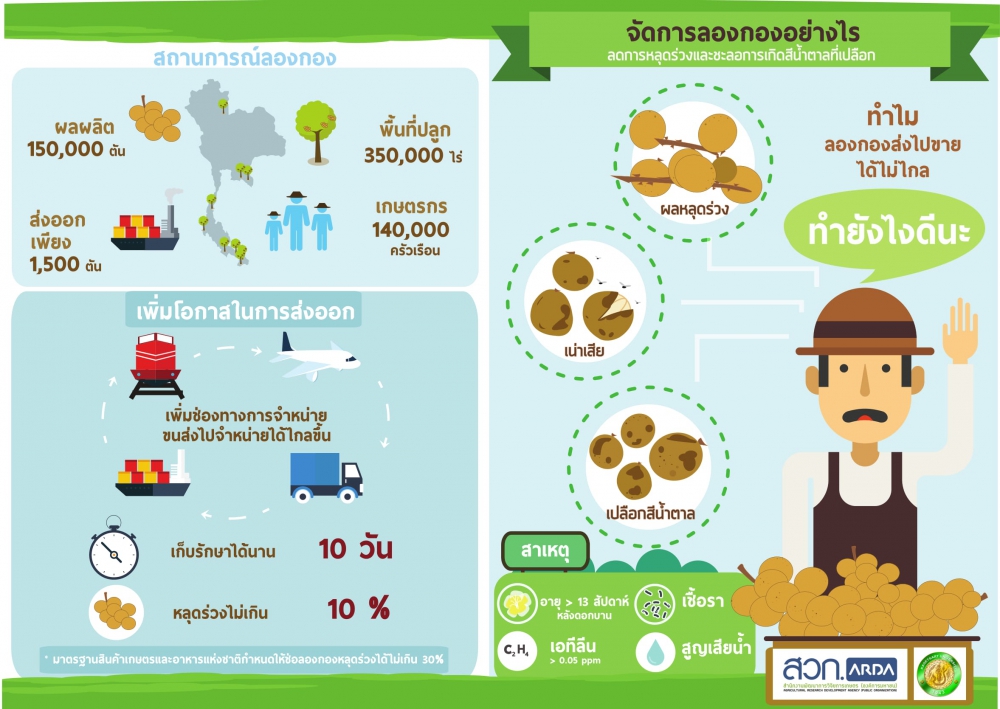 จัดการลองกองอย่างไร