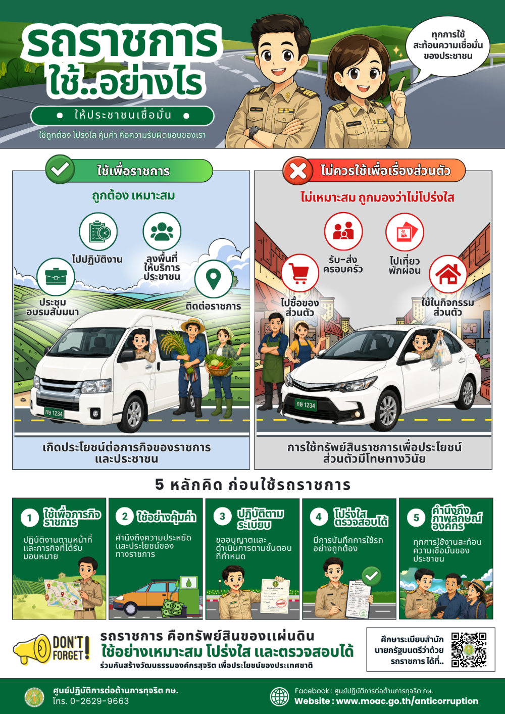 รถราชการใช้...อย่างไร ให้ประชาชนเชื่อมั่น
