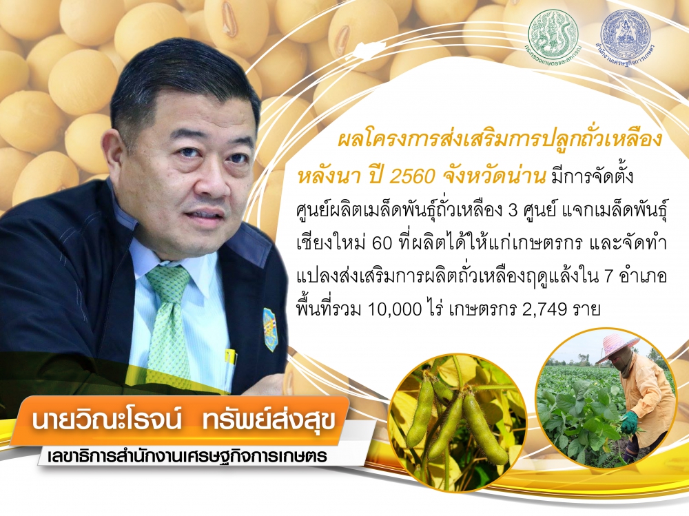 สศท.2เจาะพื้นที่จังหวัดน่าน