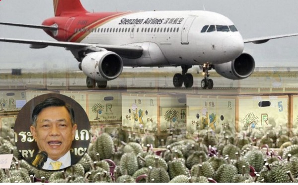 “เฉลิมชัย”พอใจผลงานขายทุเรียนแบรนด์ไทยไปจีนด้วยแพลตฟอร์มใหม่ระบบสั่งซื้อล่วงหน้าล็อตแรกสำเร็จ