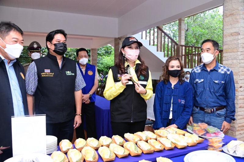 รมช.มนัญญาเกาะติดเตรียมความพร้อมมาตรการส่งออกทุเรียนไทยปลอดเชื้อ