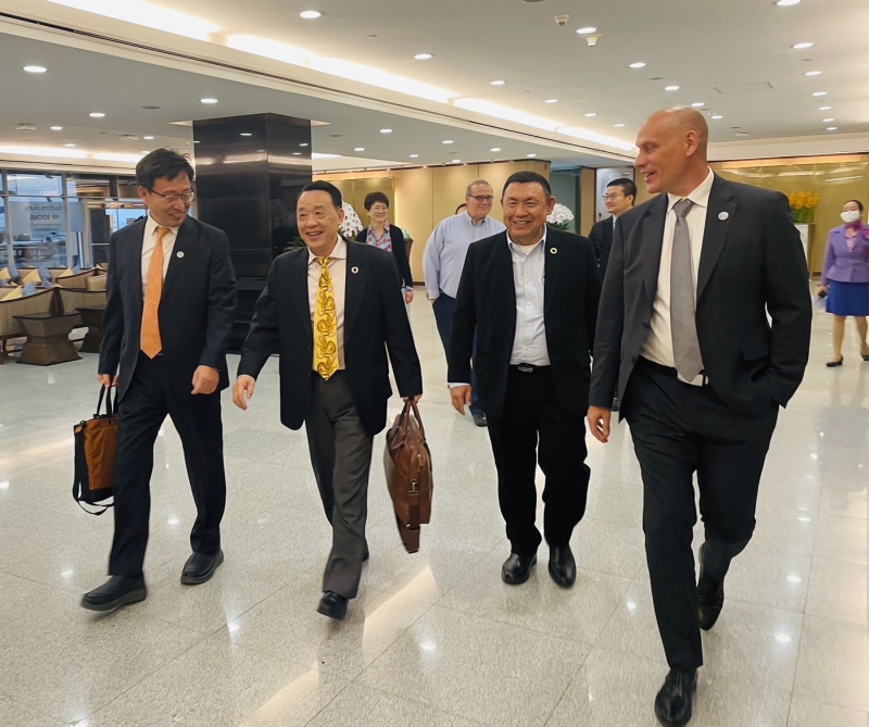 รองปลัดกษ.ให้การต้อนรับนายฉูตงหยูผู้อำนวยการใหญ่