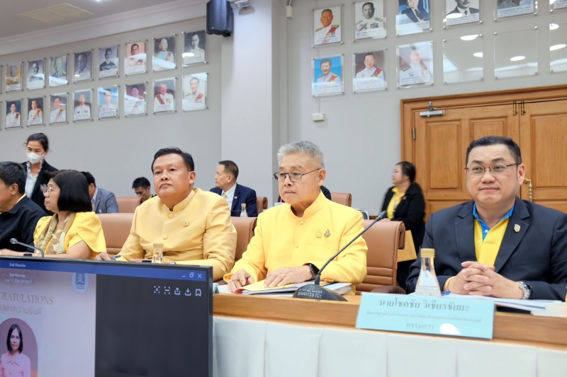 รมว.ธรรมนัสมอบทปษ.บุญสิงห์ร่วมประชุมคณะกรรมการสุขภาพแห่งชาติ