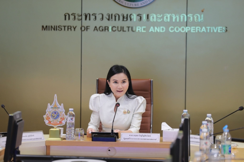 รมว.นฤมล-รมช.อิทธิร่วมประชุมคณะกรรมการนโยบายพัฒนาสุกรและผลิตภัณฑ์