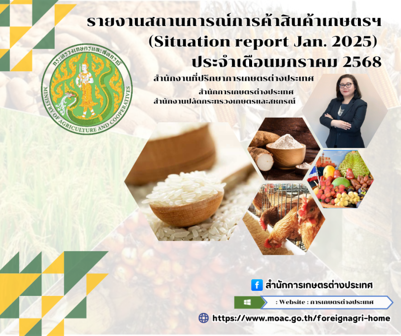 รายงานสถานการณ์การค้าสินค้าเกษตร