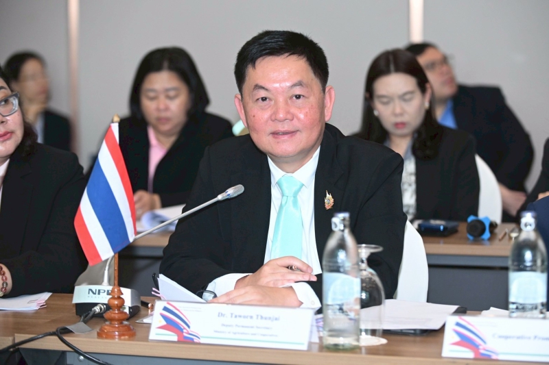 รองปลัดถาวรเป็นประธานการประชุมคณะทำงานร่วมด้านการเกษตร