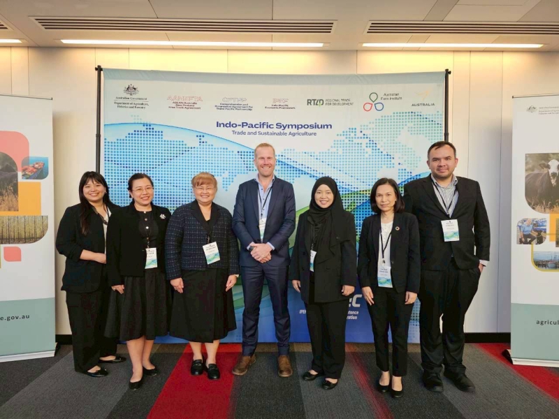 ผู้แทนสกต. ร่วมประชุมสัมมนาวิชาการ “Indo-Pacific Symposium on Trade and Sustainable Agriculture” ณ เมืองบริสเบน เครือรัฐออสเตรเลี
