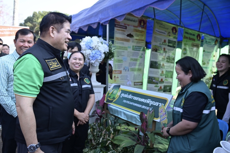 “ร้อยเอกธรรมนัส”ลงพื้นที่ติดตามการจัดที่ดินทำกินในเขตปฏิรูปที่ดินสวนส้ม