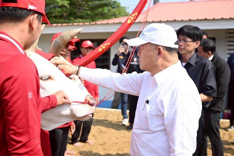 ปลัดเกษตรฯ ตรวจเยี่ยมการจัดเตรียมพระโคสำหรับพระราชพิธีพืชมงคลฯ ประจำปี 2569