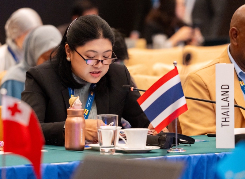 รองปลัดกษ.นฤมลฯร่วมแสดงวิสัยทัศน์ในการประชุมสมัชชาเอฟ