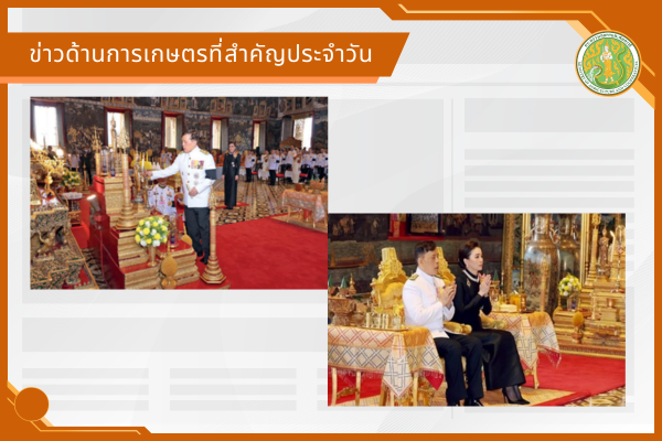 สรุปข่าวด้านการเกษตรที่สำคัญประจำวันที่ 13-14 พฤษภาคม 2569