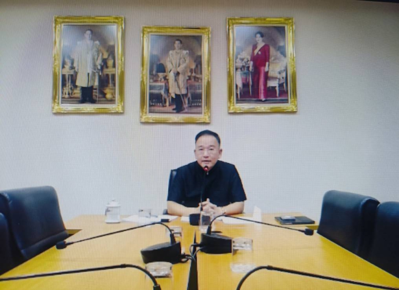 พรเทพ ศรีธนาธร ผู้ตรวจราชการกระทรวงเกษตรและสหกรณ์ เขต 15 เป็นประธานการประชุมติดตามความคืบหน้าข้อสั่งการของ นางสาวปิยะรัฐชย์ ติยะไพรัช รัฐมนตรีช่วยว่าการกระทรวงเกษตรและสหกรณ์ ผ่านระบบออนไลน์ Zoom Meeting