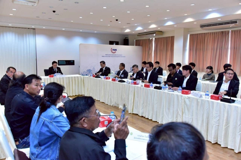 ทปษ.รมว.กษ.ร่วมการประชุมคณะกรรมการแก้ไขปัญหาของสมัชชาเกษตรกรภาคอีสานและสมาพันธ์เกษตรกรอีสาน