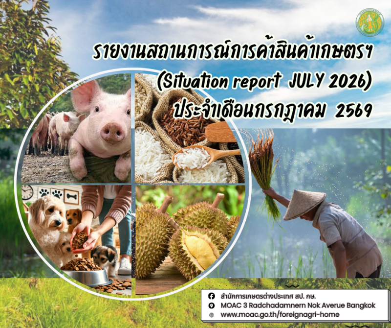 รายงานสถานการณ์การค้าสินค้าเกษตร