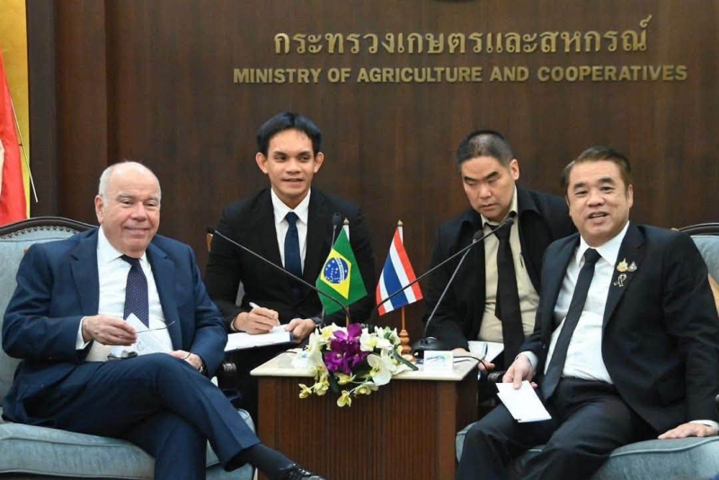 รมว.เกษตรฯหารือรัฐมนตรีต่างประเทศบราซิล