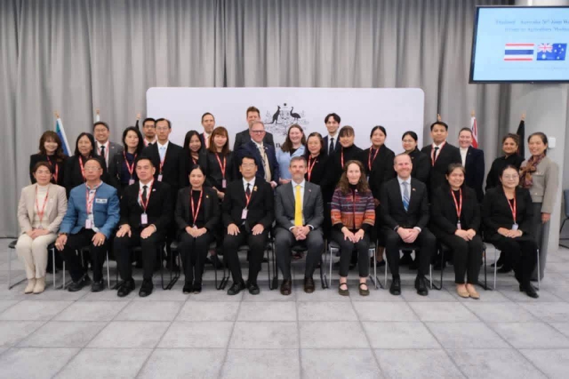 ผู้ตรวจฯ พงศ์ไท เป็นประธานร่วมฝ่ายไทยในการประชุมคณะทำงานร่วมด้านการเกษตร ออสเตรเลีย - ไทย ครั้งที่ 26 (26th MEETING OF THE AUSTRALIA - THAILAND JOINT WORKING GROUP ON AGRICULTURE)