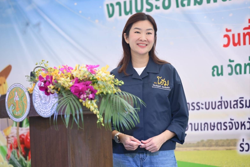“รมช.ปิยะรัฐชย์”เยี่ยมชมตลาดเกษตรกรราชบุรีสาขาบ้านโป่ง