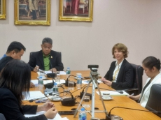 รองปลัด“อภัย”ประชุมคณะกรรมการขับเคลื่อนโครงการเพิ่มศักยภาพการปลูกข้าวที่เท่าทันต่อภูมิอากาศ