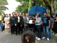 คณะทำงานรมว.กษ.พร้อมด้วยผู้ช่วยปลัด