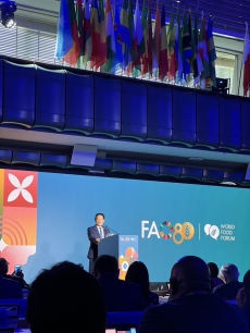 ผู้แทน สกต. เข้าร่วมพิธีเปิดการประชุม World Food Forum 2025 ณ สำนักงานใหญ่ FAO กรุงโรม