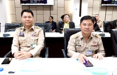 รองปลัดกษ.เข้าร่วมประชุมศูนย์ปฏิบัติการช่วยเหลือผู้ประสบภัยพิบัติทางธรรมชาติ