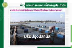 สรุปข่าวด้านการเกษตรที่สำคัญประจำวันที่