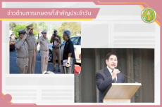 สรุปข่าวด้านการเกษตรที่สำคัญประจำวันที่ 27 มกราคม 2569